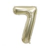 34 inch-es 7 White Gold Számos Super Shape Fólia Lufi