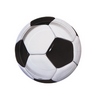 3-D Soccer - Foci Parti Tányér - 18 cm, 8 db-os