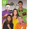 Halloween-re Kellékek Pálcán Fotózáshoz - 13 db-os