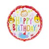 18 inch-es Happy Birthday Cirkuszi Állatok Szülinapi Fólia Lufi
