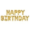 Happy Birthday Feliratú Arany Levegős Fólia Lufi