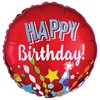 17 inch-es  Happy Birthday Festive Szülinapi Fólia Lufi