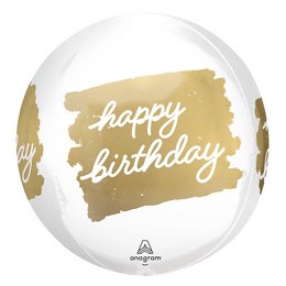 Happy Birthday Golden Age Ultra Shape Orbz Lufi