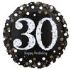 18 inch-es 30-as Happy Birthday Sparkling Születésnapi Fólia Lufi