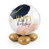 Happy Birthday Modern Vibes Levegős Asztali Fólia Lufi
