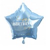 Happy Birthday To You Kék Szülinapi Csillag Levegős Fólia Lufi