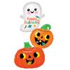 Happy Ghost & Pumpkin Stack Super Shape Fólia Lufi Halloween-re