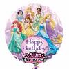 28 inch-es Hercegnők - Princesses Éneklő Szülinapi Héliumos Fólia Lufi