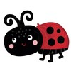 Katicabogár - Happy Ladybug Super Shape Fólia Lufi