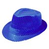 Kék Flitteres Kalap