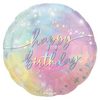28 inch-es Luminous Birthday Mintás Szülinapi Jumbo Fólia Lufi