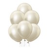 12 inch-es Mirror - Chrome White Gold - Fehér Arany Kerek Lufi (50 db/csomag)
