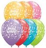 11 inch-es Boldog Névnapot Sparkling Balloons Festive Lufi (25 db/csomag)