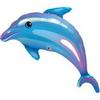 42 inch-es Delfin - Delightful Dolphin Super Shape Héliumos Fólia Lufi