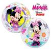 22 inch-es Disney Bubbles Minnie Mouse Bow-Tique Héliumos Lufi