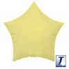 Ibrex 14 inch-es Pastel Yellow Csillag Fólia Lufi