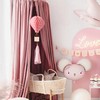 Pink Léghajó Méhsejt Függő Dekoráció Babaszületésre - 90 cm