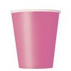 Hot Pink Papír Parti Pohár - 270 ml, 8 db-os
