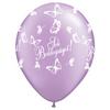 11 inch-es Sok Boldogságot Pearl Lavender Lufi Esküvőre (25 db/csomag)
