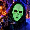 Sötétben Világító Koponya Maszk Halloweenra