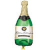 Pezsgősüveg - Champagne Bottle - Super Shape Héliumos Fólia Lufi