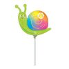 Színes Csiga - Happy Snail Mini Shape Fólia Lufi (5 db/csomag)