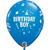 11 inch-es Birthday Boy Szülinapi Lufi (6 db/csomag)