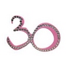 Rózsaszín 30-as Szülinapi Parti Szemüveg