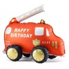 Tűzoltóautó Szülinapi Levegős Fólia Lufi, 67 cm-es