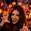 Világító Fejdísz Halloweenra - Tök