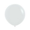 24 inch-es White - Fehér Lufi (3 db/csomag)