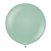 24 inch-es Winter Green - Haragos Zöld Kerek Lufi (10 db/csomag)