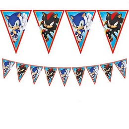 Sonic Sega - Sündisznó Zászlófüzér - 230 cm