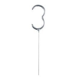 Ezüst Szám Csillagszóró - 3