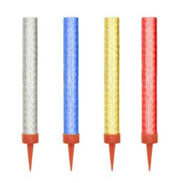 Torta csillagszóró Vegyes Színekben - 12 cm, 4 db-os