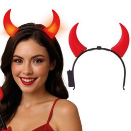 Világító Piros Ördögszarv