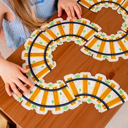 Vonatsín Mintás Parti Szalvéta, 12 db-os