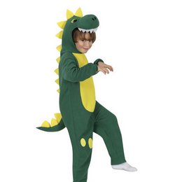 Zöld Bebújós Dínó Jelmez, 7-9 Éveseknek